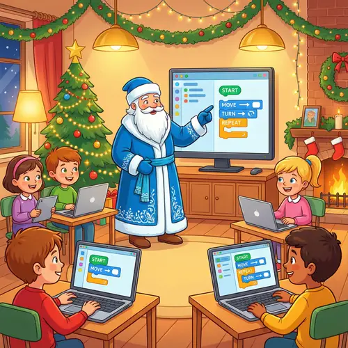 Ded Moroz Teaches Kids Programming This New Year