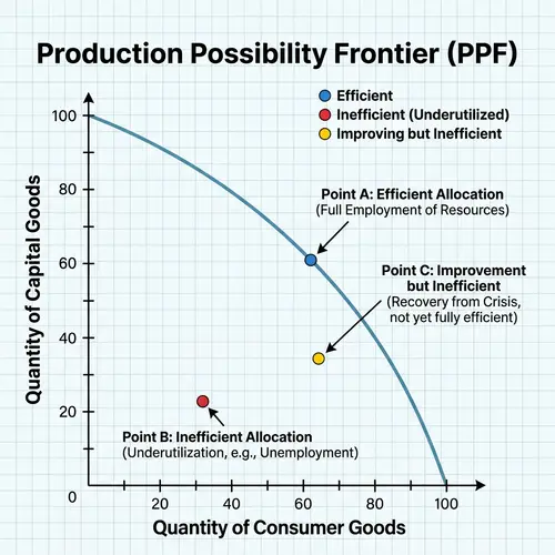 Understanding the Production Possibility Frontier (PPF)