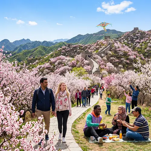 Springtime in China: Cherry Blossoms, Great Wall, and Diverse Activities