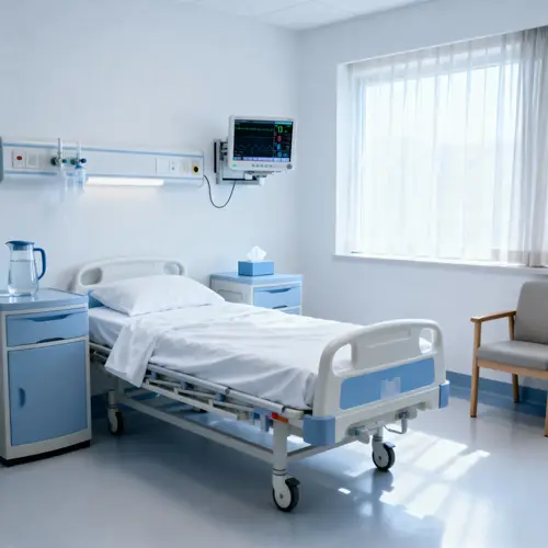 Comfortable Patient Room in Hospital