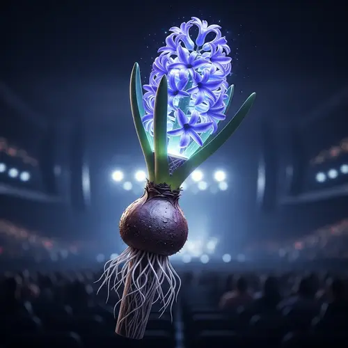 Hyacinth Lightstick: A Unique Floral Design