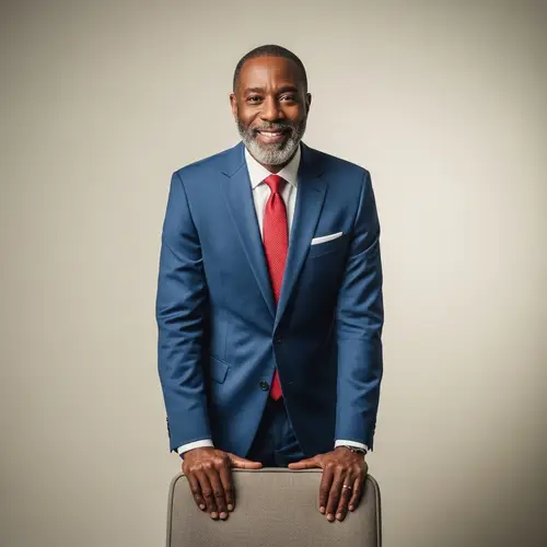 Happy Man Standing Up | Joyful Moments