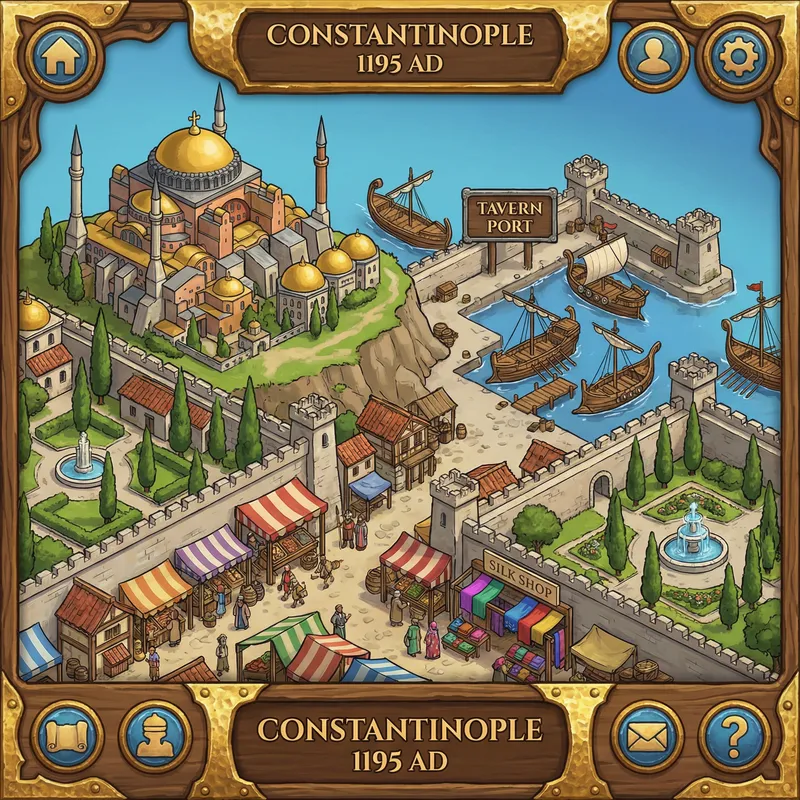 12th Century Constantinople Mobile Game Landscape 12th Century Constantinople Mobile Game Landscape