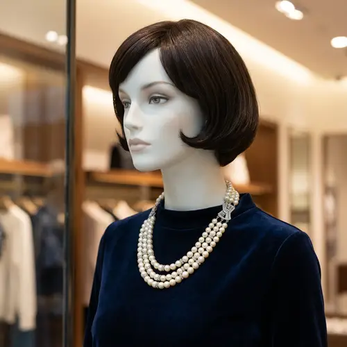 Mannequin with Stunning Necklace Display