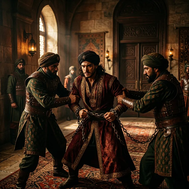 Dramatic Art of Prince Aladdin in Dark Fantasy