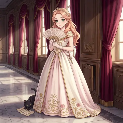 Anime-Inspired Princess with a Hidden Dark Side