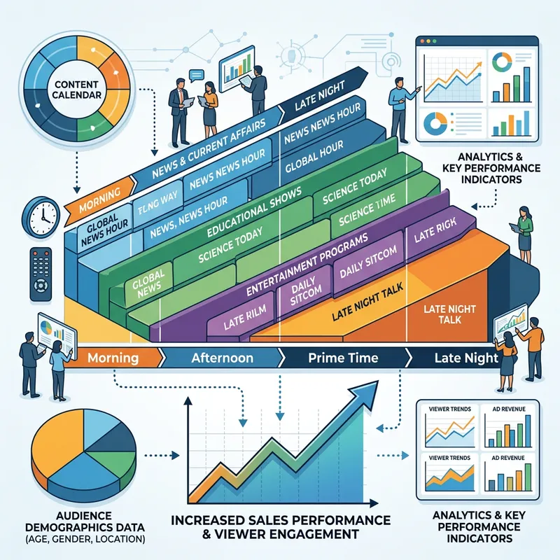 Organized Television Broadcast Plan for Sales Optimization Organized Television Broadcast Plan for Sales Optimization