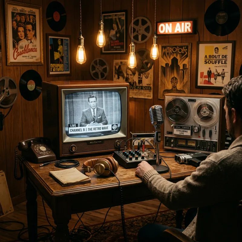 Retro Live Stream Setup | Vintage Nostalgia
