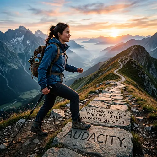 Courage to Success: The First Step with Audacity