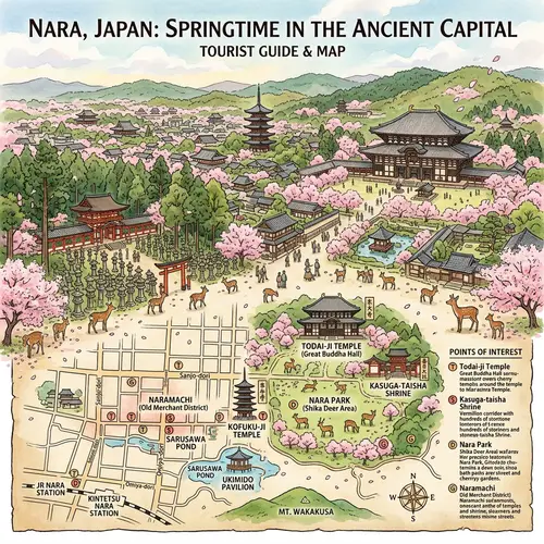 Explore Nara's Historic Charm | Temples, Gardens & Cherry Blossoms