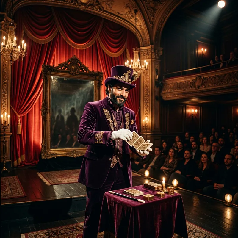 Enchanting Magic Show Stage Setup