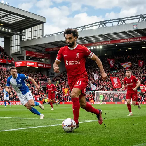 Professional Football Player in Red Uniform Playing on Field