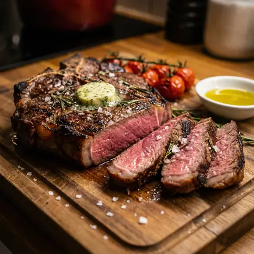 Juicy Fiorentina Steak: Grilled to Perfection | Mouthwatering Food Photography