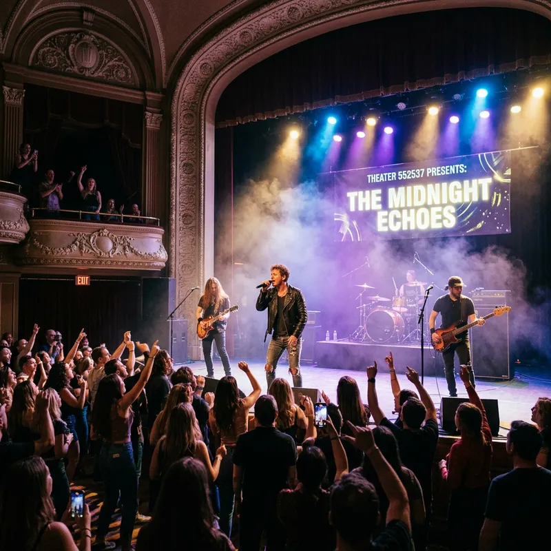 Live Music Concert in Historic Theater