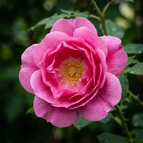 Intricate Rose Bloom Art | Vibrant Hue Background