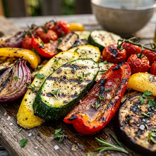 Colorful Grilled Vegetables | Summer Garden Flavors