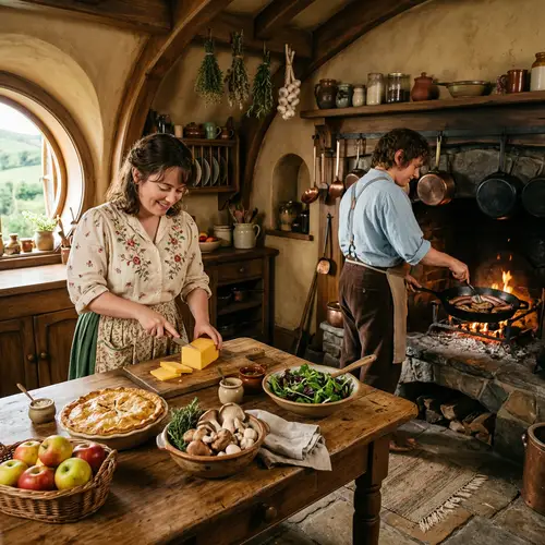 Charming Hobbit Kitchen Inspired by Fellowship of the Ring
