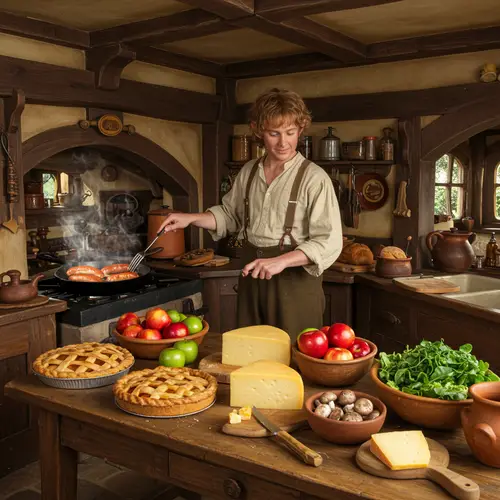 Charming Hobbit Kitchen Inspired by Fellowship of the Ring