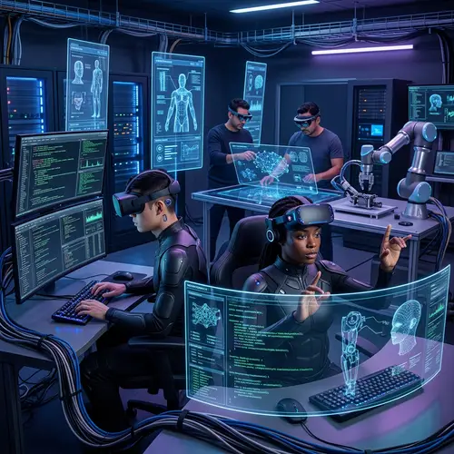 Cybernetic Training: A Futuristic Simulation Experience