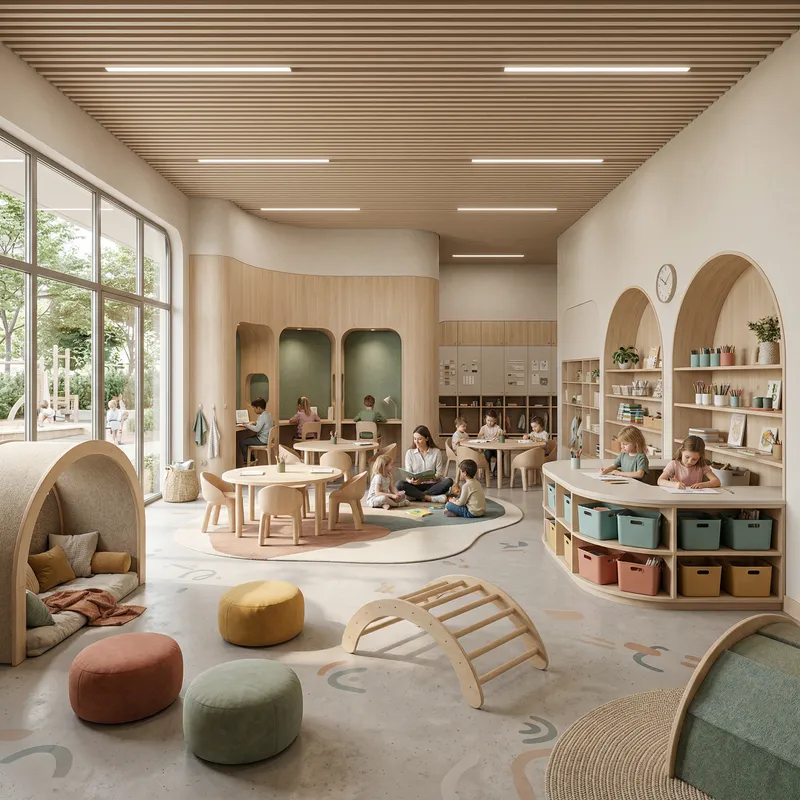 Modern ADHD-Friendly Classroom Design