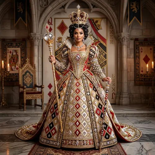 Gorgeous Diamond Queen Joker Costume