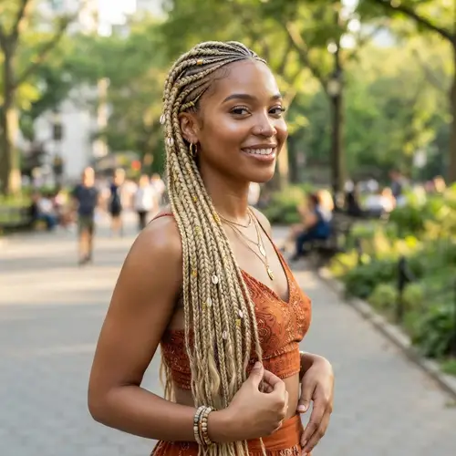 Stunning Long Blonde Cornrows Hairstyles