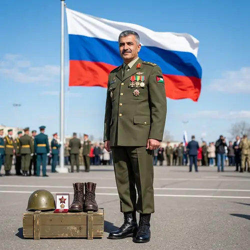 Proud Middle Eastern Soldier – Defender of the Fatherland Day