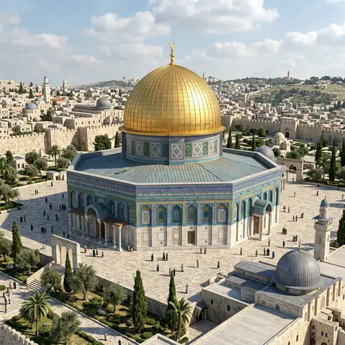 3D Model of Jerusalem's Dome of the Rock Mosque