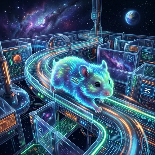 Elon's Hamster: A Whimsical Sci-Fi Adventure