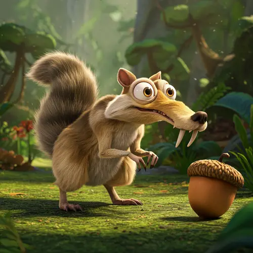 Scrat from Ice Age: The Iconic Squirrel