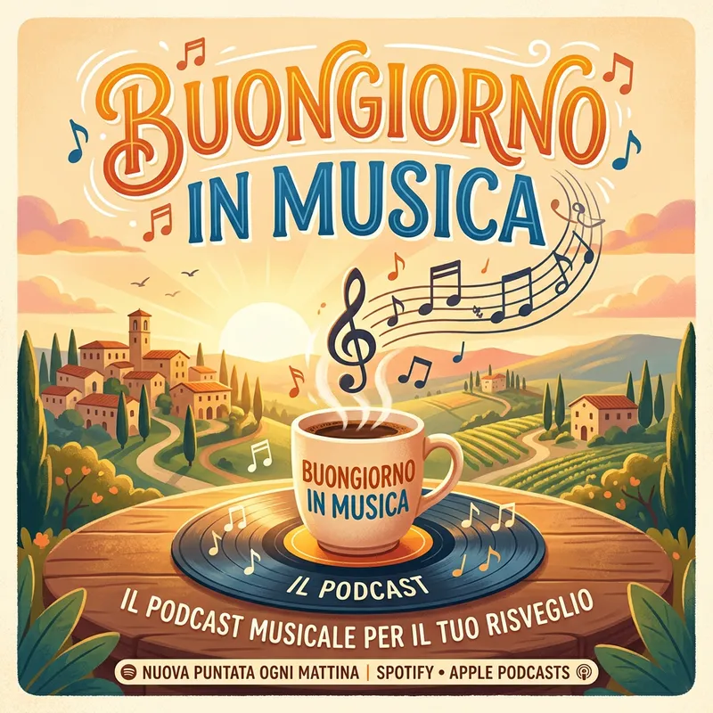 Buongiorno in Musica Podcast Cover Design Buongiorno in Musica Podcast Cover Design