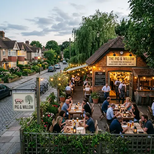 Charming Outdoor Pork Restaurant in Your Neighborhood