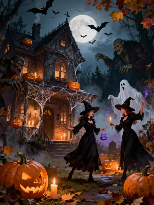 Spooktacular Halloween Decor & Monsters