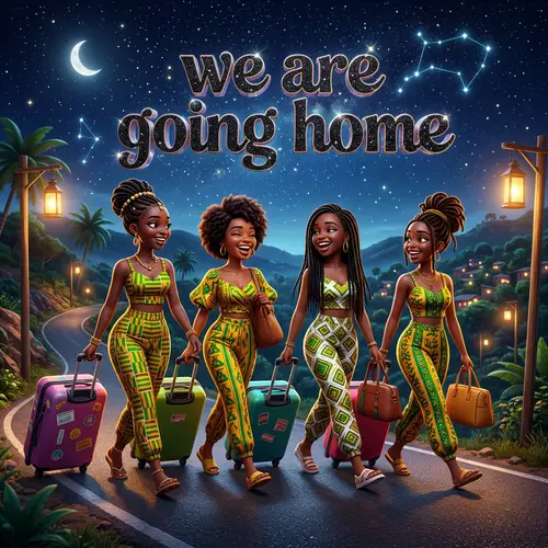 Charming Ghanaian Ladies in Vibrant Attire