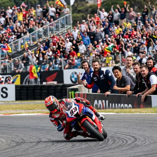 Marc Marquez: Thrilling Race Action at Full Speed