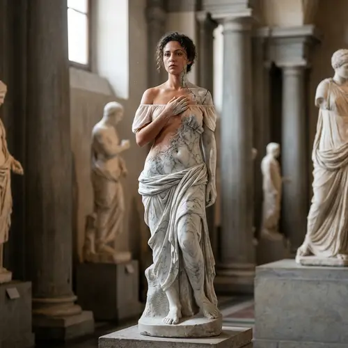 Transform Yourself into a Marble Statue