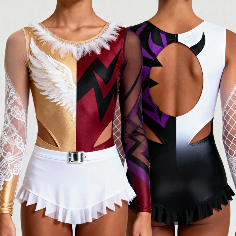 Rhythmic Gymnastics Leotard Design for Brown Skin