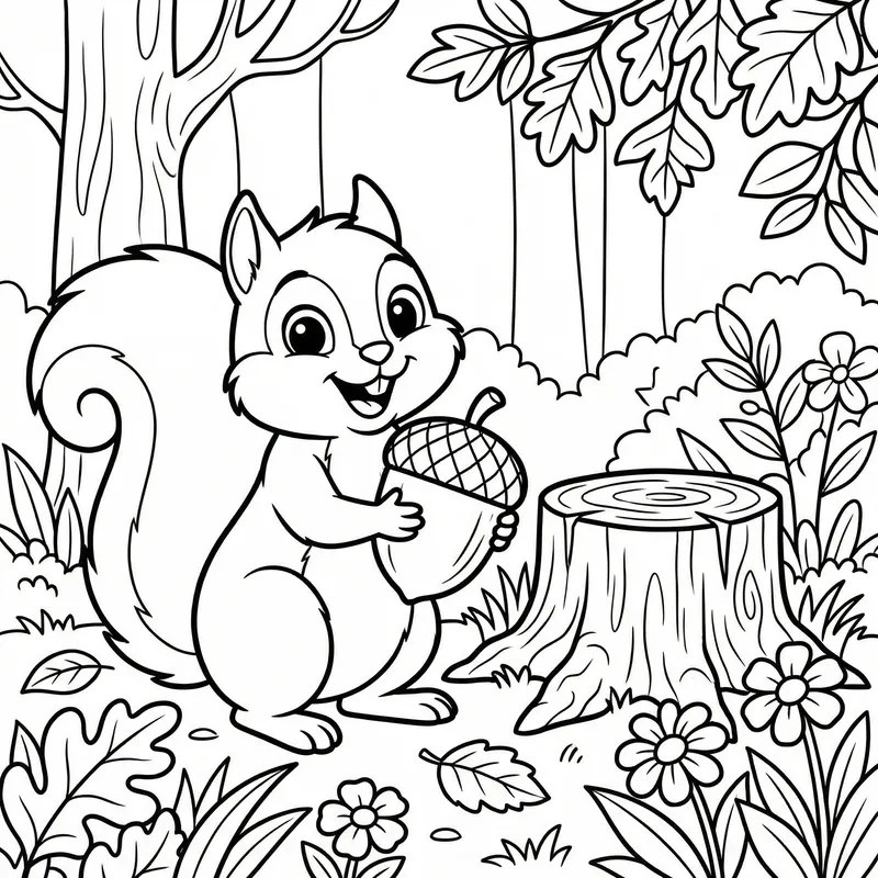 Fun Coloring Page for Kids