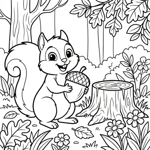 Fun Coloring Page for Kids