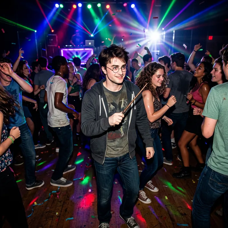 Harry Potter at Rave Party