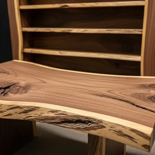 Enchanting Live Edge Walnut Furniture - Handcrafted Elegance