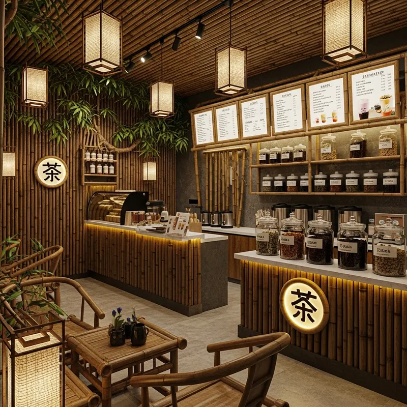 Bamboo Milk Tea Shop | Authentic Teas & Serene Ambiance