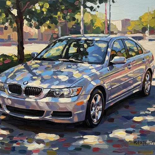 Impressionism Style Car Art