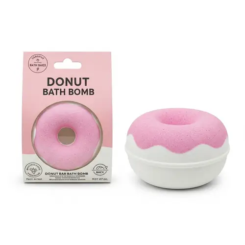 Unique Donut-Shaped Bath Bomb Design for Effervescent Bath Experience