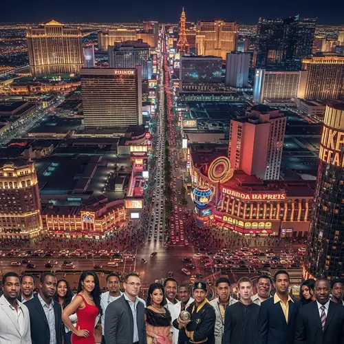 Vibrant Nightlife in Diverse Metropolis: Casinos & Skyscrapers