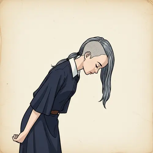 Vintage-Inspired Girl with Undercut Hairstyle | 19th Century Style