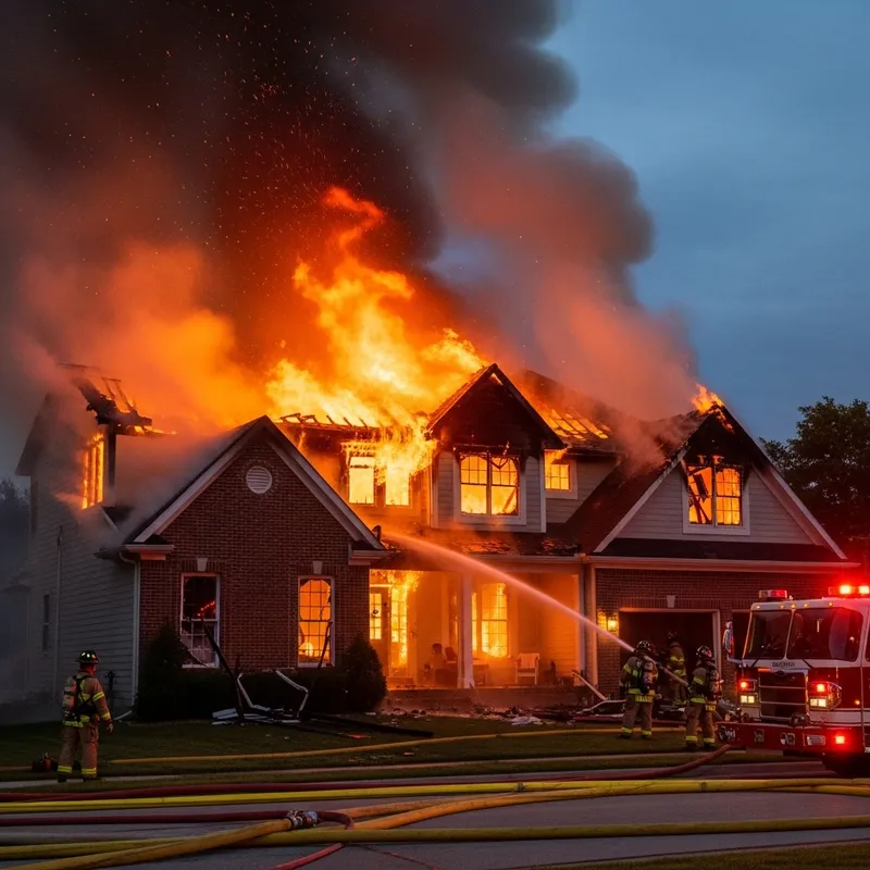 House Fire: Reacting Fast to Save the Home - Response Strategy