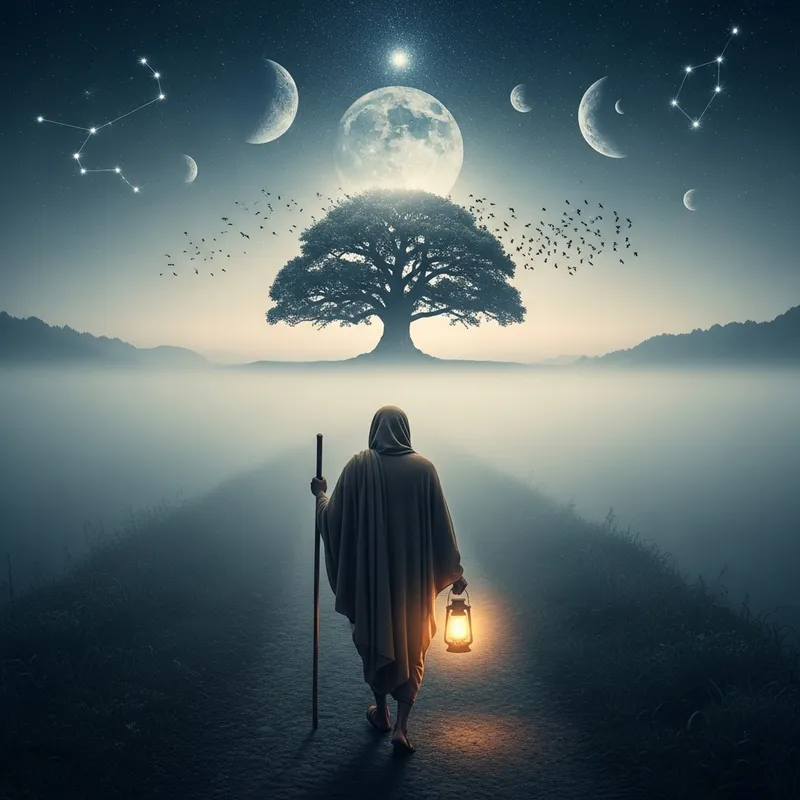 Spiritual Journey Through Ethereal Valley