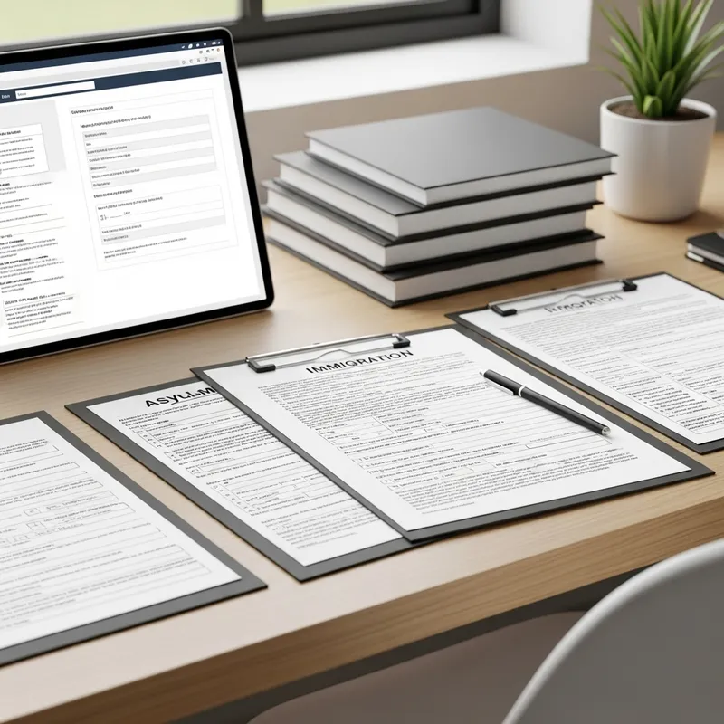 Modern Immigration Documentation | Visa, Asylum & Work Forms