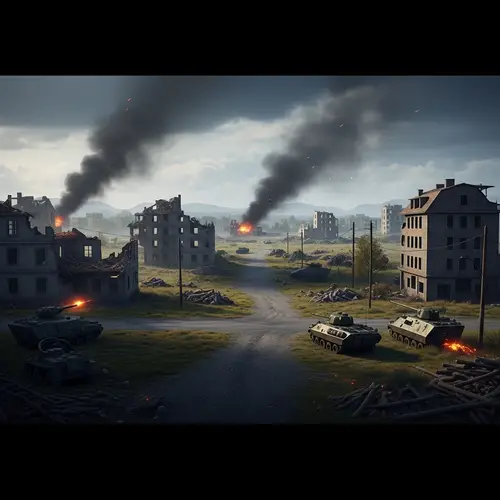 Harsh Realities of War: A Scene of Recent Battle